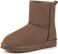 Mishansha Suede Winter Snow Boots for Women Warm Faux Fur Lined Waterproof