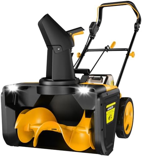 Cordless Snow Blower Compatible with DeWalt 20V Max Battery (Tool Only)