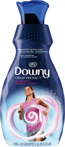 Downy Odor Protect Fabric Deodorizer and Fabric Conditioner, April Fresh, 32 fl oz