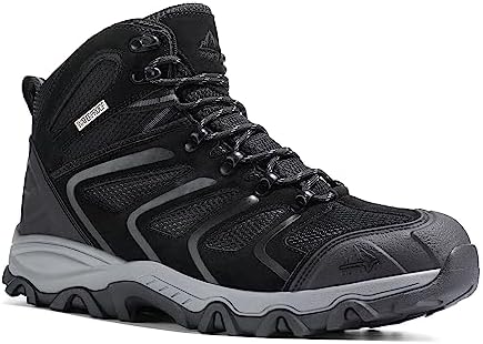 NORTIV 8 Men's Ankle High Waterproof Hiking Boots