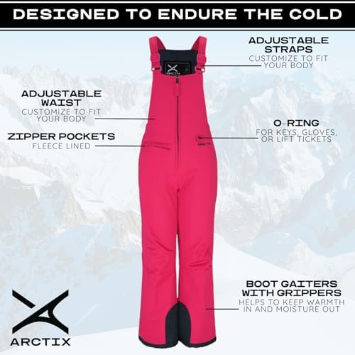 Arctix Kids Insulated Snow Bib Overalls