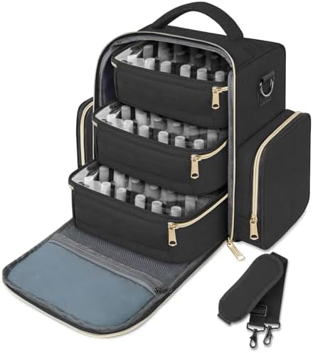YOREPEK Nail Polish Organizer Holds Up to 72 Bottles (15ml-0.5 fl.oz)