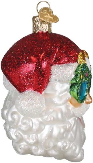 Old World Christmas Christmas Tree Shades Santa Tree Ornament