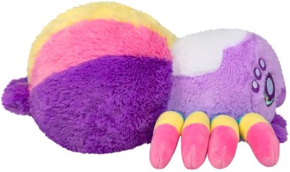 Squishable - Mini Rainbow Spider - Spooky Collection - 10 in - Soft Toy Collectible Stuffed Animal