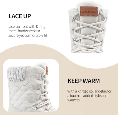 Women Winter Snow Boots | Waterproof Shell | Warm Duck Boots
