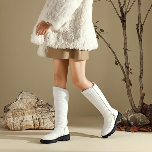Women's Snow Boots Knee High Warm Winter Shoes