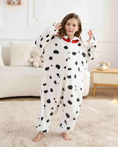 SimZoo Kids Animal Onesie Pajamas Halloween Costumes Cosplay 4-13Y
