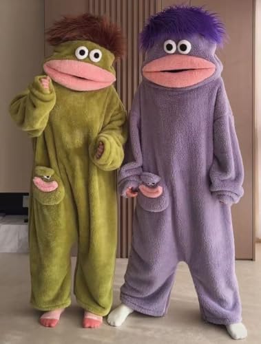 Big Mouth Monster Onesie Halloween Christmas Costume (not include shoes )