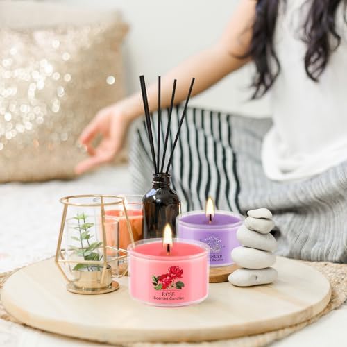 40 Pack Set of Scented Candles, Soy Wax Tea Light Candles