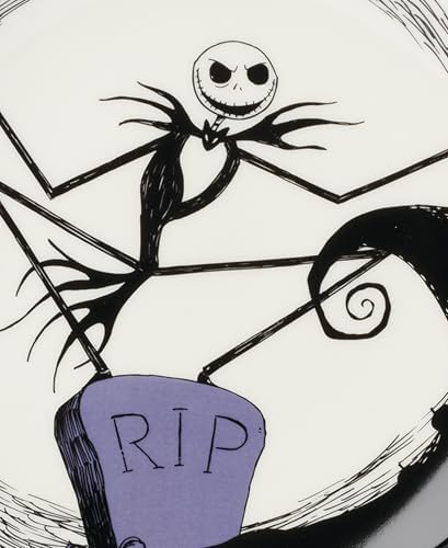 Lenox Nightmare Before Christmas Halloween Accent Plates, Appetizer Set