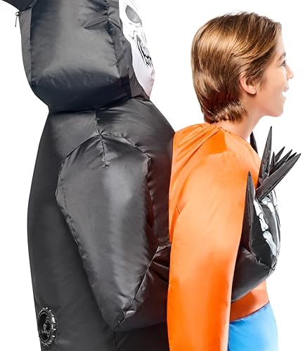 Rubies Grim Reaper Abduction Inflatable Costume for Kids, Unisex One Size