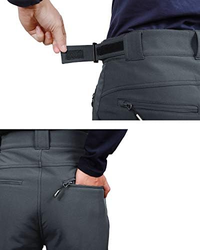 Outdoor Ventures Men's Fleece Lined Ski Snow Pants Waterproof Insulated
