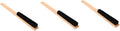 Healeved 3pcs Clothing Brush Wood Handle Household Lint for Clothes Suits and Fabrics Safe and Cleaning Brush for Home and Travel Use