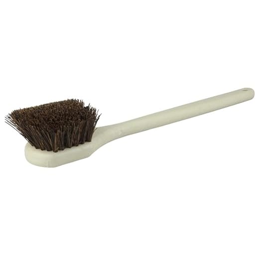 Weiler 79107 20" Utility Scrub Brush, Palmyra Fill, Long Handle, Foam Block, Made in the USA (Pack of 12)