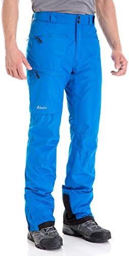 clothin Men's Waterproof Ski Pants Insulated Snow Pants with Boot Gaiters