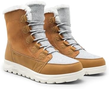 DREAM PAIRS Women's Winter Snow Boots Lace Up Warm Comfortable Faux Fur Lining Outdoor Ankle Booties