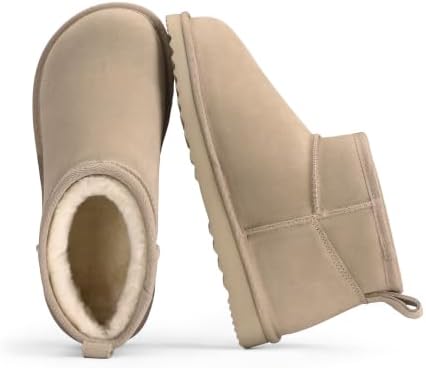 DREAM PAIRS Women's Winter Snow Boots - Classic Ankle Boots