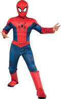 MARVEL Spider-Man Brand New Day Official Youth Halloween Costume - Premium Quality Padded Jumpsuit with Pull On Fabric Mask