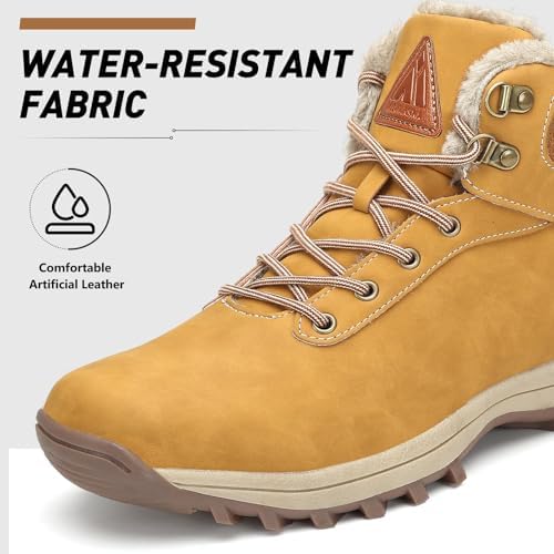 Mishansha Snow Boots for Women Warm Winter Hiking Boots Size 5.5-10.5