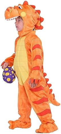 Spooktacular Creations Halloween Dinosaur Costume Kids, T.rex Costume Toddler with Egg for Baby Child Halloween Dressup Party