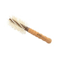 Ibiza Hair Boar Bristle Round Brush (B10-80mm) | Ideal for Setting Hair with Movement, Bounce & Easy Styling Control | Blonde Boar Bristles for Fine, Ethnic & Color-Treated Hair