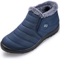 HARENCE Snow Boots for Women Winter Boot with Comfortable Warm Fur Lined Ankle Booties Outdoor Slip On Waterproof Short Boots