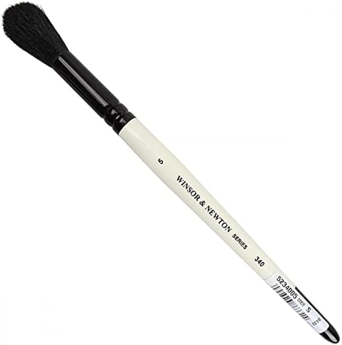 Winsor & Newton Series 340 Watercolor & Dusting Mop Brush #5