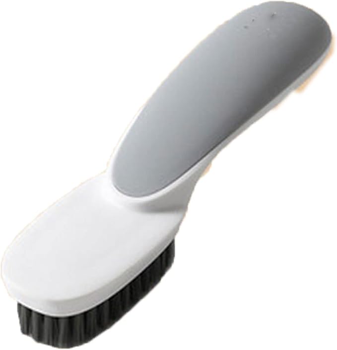 Scrubbing Brush Hard Bristle Laundry Clothes Shoes Scrub Brush Portable Hands Cleaning Brush for Kitchen Bathroom (Color : Grey)
