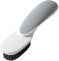 Scrubbing Brush Hard Bristle Laundry Clothes Shoes Scrub Brush Portable Hands Cleaning Brush for Kitchen Bathroom (Color : Grey)