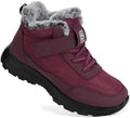 SHIBEVER Snow Boots Women Warm: Winter Fur Lined Ankle Booties