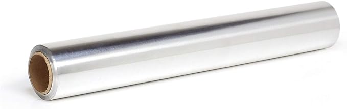 ChicWrap Professional Aluminum Foil Refill Roll - 1 Count 18" x 100' Foil Refill Roll - Only fits in 18” dispenser - Kosher Certified - Reduces Waste & Saves Money