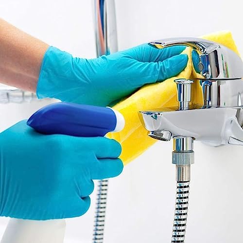 Basic Medical Blue Nitrile Exam Gloves - Latex-Free & Powder-Free - NGPF 7002 (Case of 1,000), Medium
