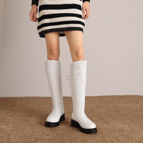 Women's Snow Boots Knee High Warm Winter Shoes