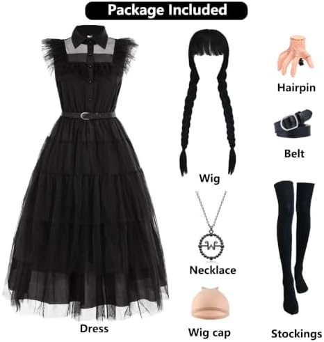 Adult Dress for Women Gothic Family Princess Costume with Accessories Set