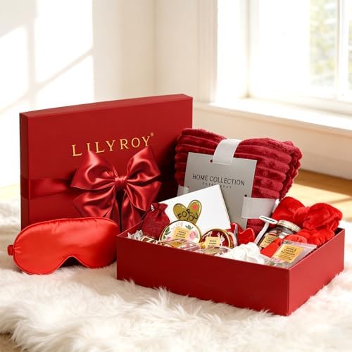 23Pcs Spa Skin Care, Birthday Gifts, Perfect Rose Spa Gift Set for Women