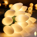 Minetom 50Ft Christmas Lights Outdoor, 50 LED C9 String Lights, Warm White