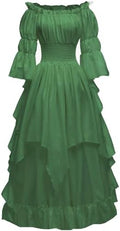 Women's Gothic Witch Dress Medieval Renaissance Costume Victorian Dress