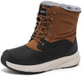 Spesoul Snow Boots for Men Winter Boots Warm Wide Waterproof Lightweight