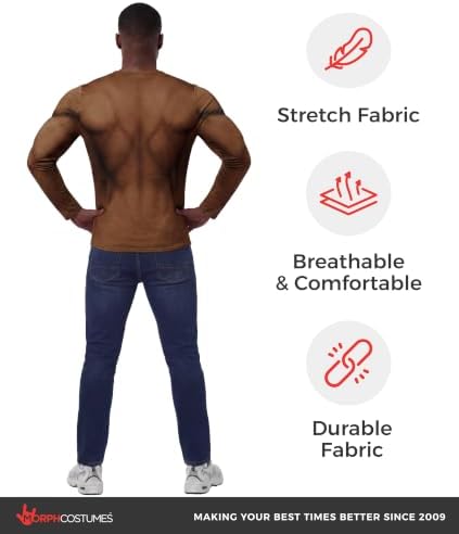 Morph Muscle Shirt Men, Bodybuilder Costume, Halloween Costumes for men