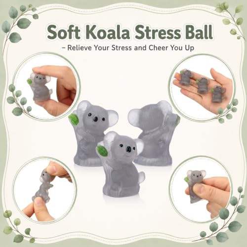 Thenshop 20 Pcs Positive Gifts Koala Balls Australian Animal Party Favors