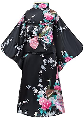 Japanese Traditional Dress Kimono Robe for Kids Girls Costume
