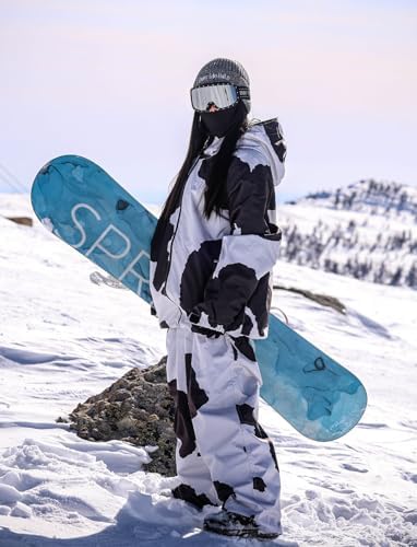 GSOU SNOW Mens Womens Snow Pants Baggy Snowboard Ski Pants 15K Waterproof