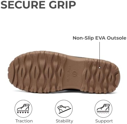 DREAM PAIRS Women's Mid Calf Winter Snow Boots
