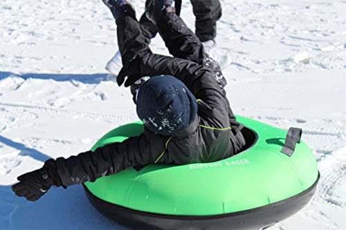 Slippery Racer Heavy Duty Commercial Snow Tube, Hard Bottom, Cushion Insert, Canvass Cover-42”