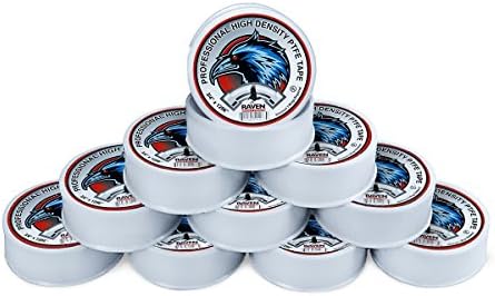 SUPPLYGIANT S1647-10 PTFE Thread Seal Tape for Plumbers, White 3/4 Inch X 1296 Inch (Pack Of 10 Rolls)