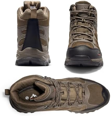 NORTIV 8 Men's Waterproof Lightweight Hiking Boots