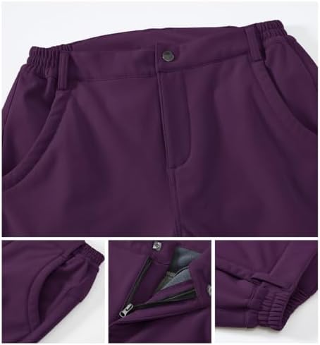 Gopune Women's Waterproof Windproof Outdoor Hiking Snow Ski Insulated Pants