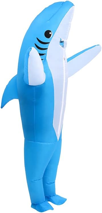 KMiKE Inflatable Shark Costume for Adults & Kids