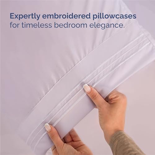 Split King Size 5 Piece Sheet Set - Breathable & Cooling - Light Lavender
