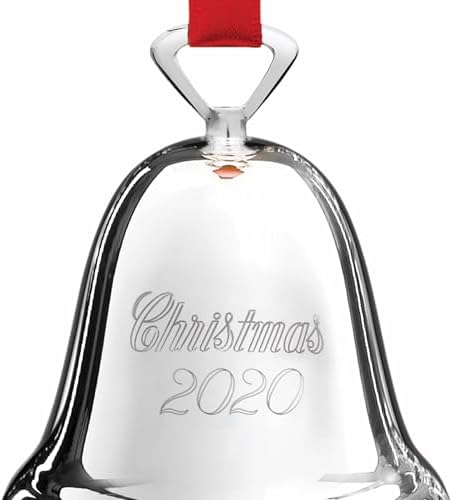Reed & Barton 890889 2020 Silverplate Christmas Tree Annual Bell Ornament